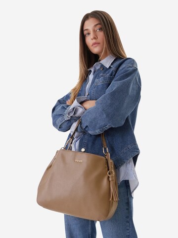 Liu Jo Skuldertaske 'ECS M SATCHEL AA6185 E1012' i beige: forside