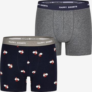Happy Shorts Underpants ' XMAS KIDS ' in Grey: front