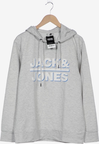 JACK & JONES Sweatshirt & Zip-Up Hoodie in XL in Grey: front