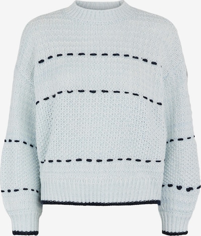 PIECES Sweater in Light blue / Black, Item view
