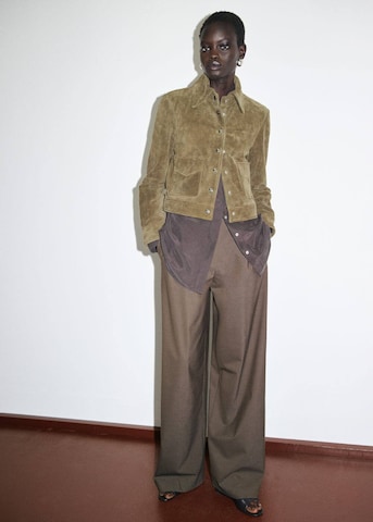 MANGO Between-Season Jacket in Green