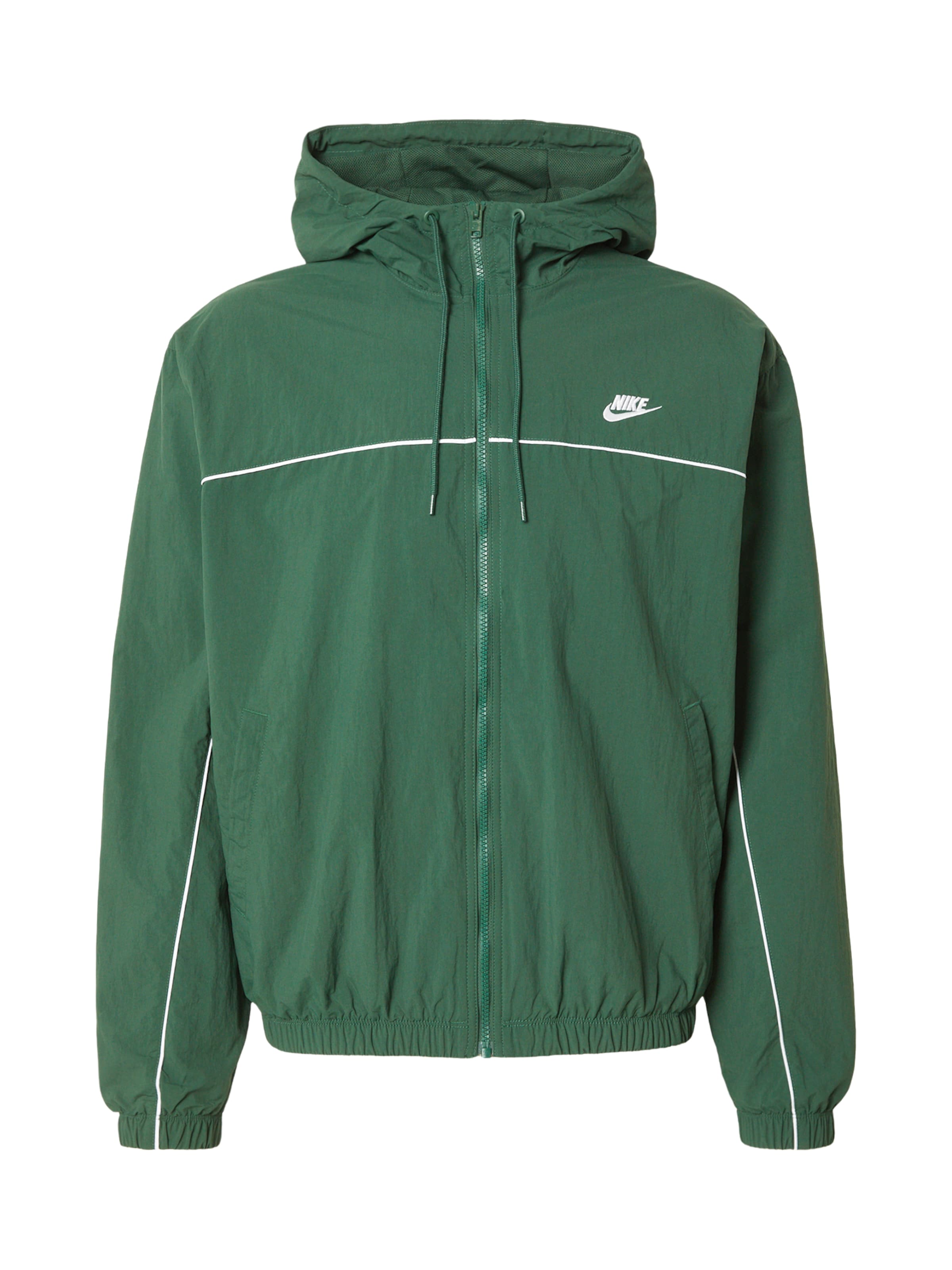 Veste mi-saison 'CLUB ATHLETE' Nike Sportswear en vert : devant