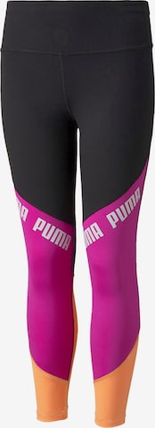 PUMA Skinny Leggings in Black: front