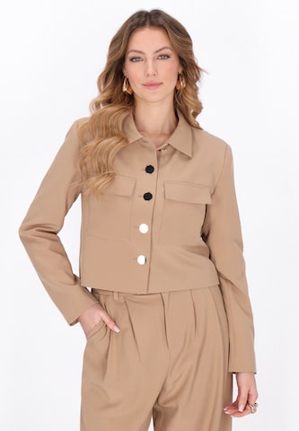 faina Blazer in Beige: front