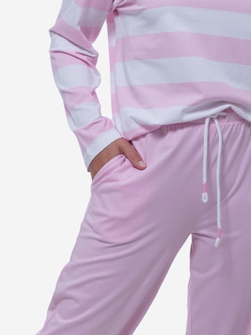 Mey Pyjama 'Streaked Lines' in Pink
