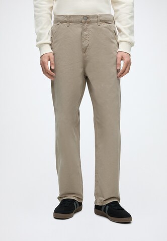 JACK & JONES Loosefit Jeans 'JWHALEX SMITH' i beige: framsida
