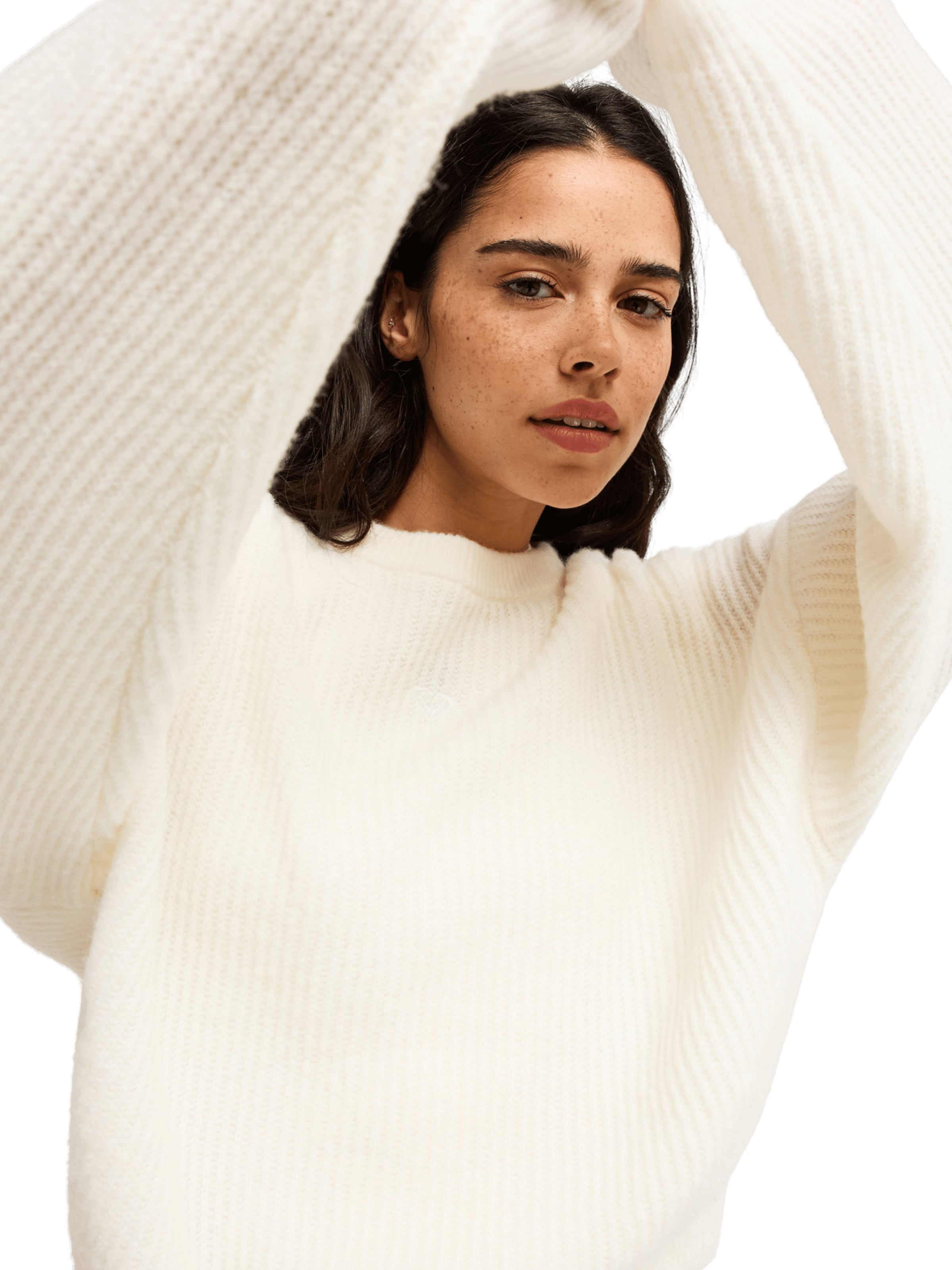 ROXY Sweater 'Loomed Horizon' in White