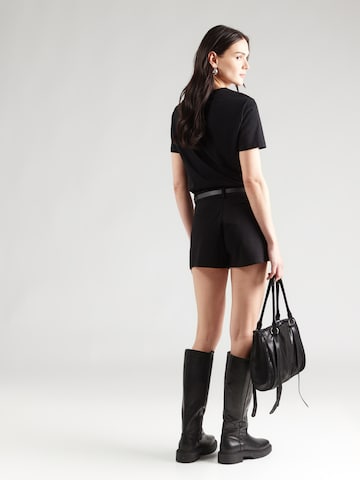 Regular Pantalon chino 'Leonora' ABOUT YOU en noir