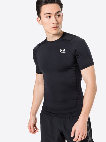 Tricou funcțional de la UNDER ARMOUR pe negru: față