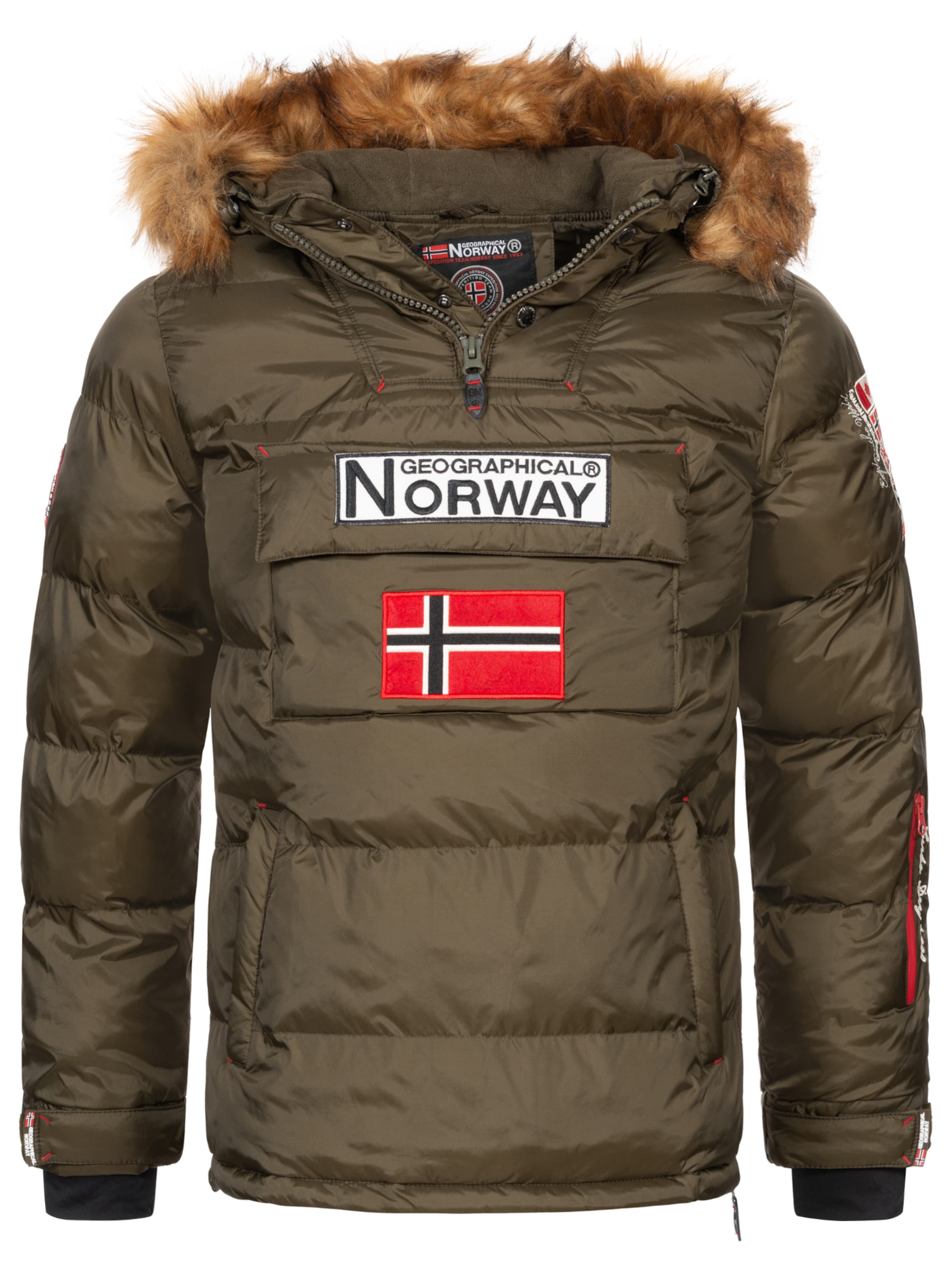 GEOGRAPHICAL NORWAY Jacke in Grün: Vorderseite