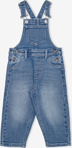 KIDS MINI GIRL Slimfit Laclové kalhoty 'CALLA' – modrá: přední strana