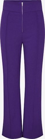 Pantalon 'Vicky' Y.A.S en violet : devant