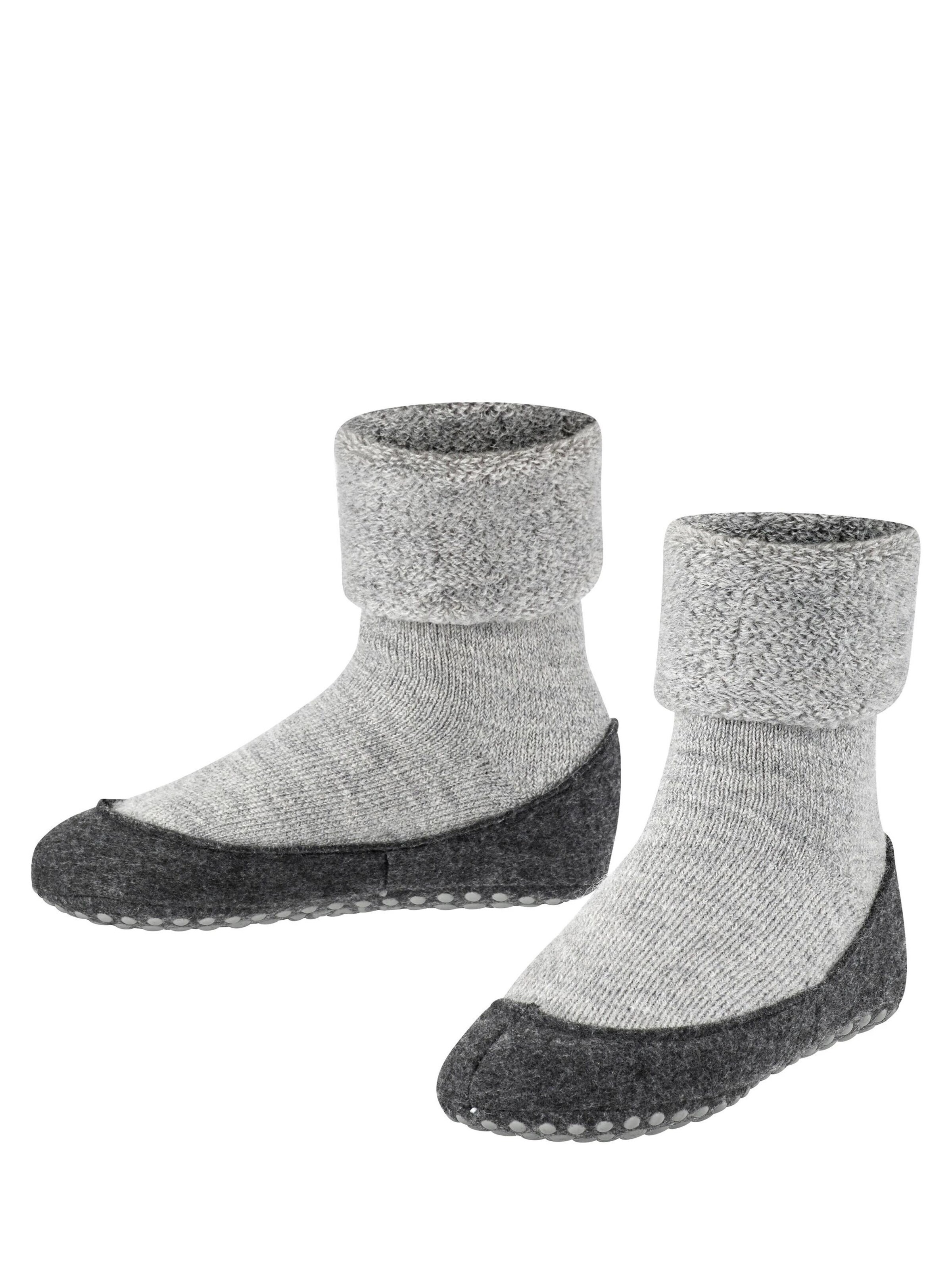 FALKE Socks 'Cosyshoe Teens' in Grey: front