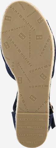 Sandale cu baretă de la TOMMY HILFIGER pe albastru