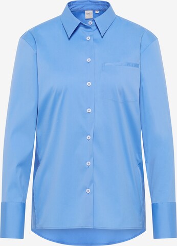 ETERNA Blouse '1863' in Blauw: voorkant