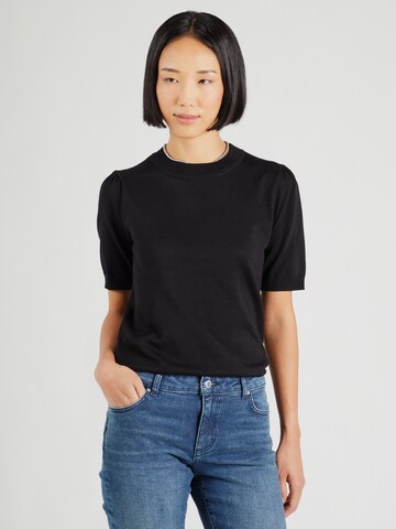 Pullover 'Mila' di SAINT TROPEZ in nero: frontale