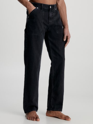 Loosefit Jean Calvin Klein Jeans en noir : devant