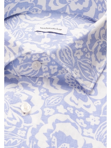 SEIDENSTICKER Regular Fit Businesshemd in Blau
