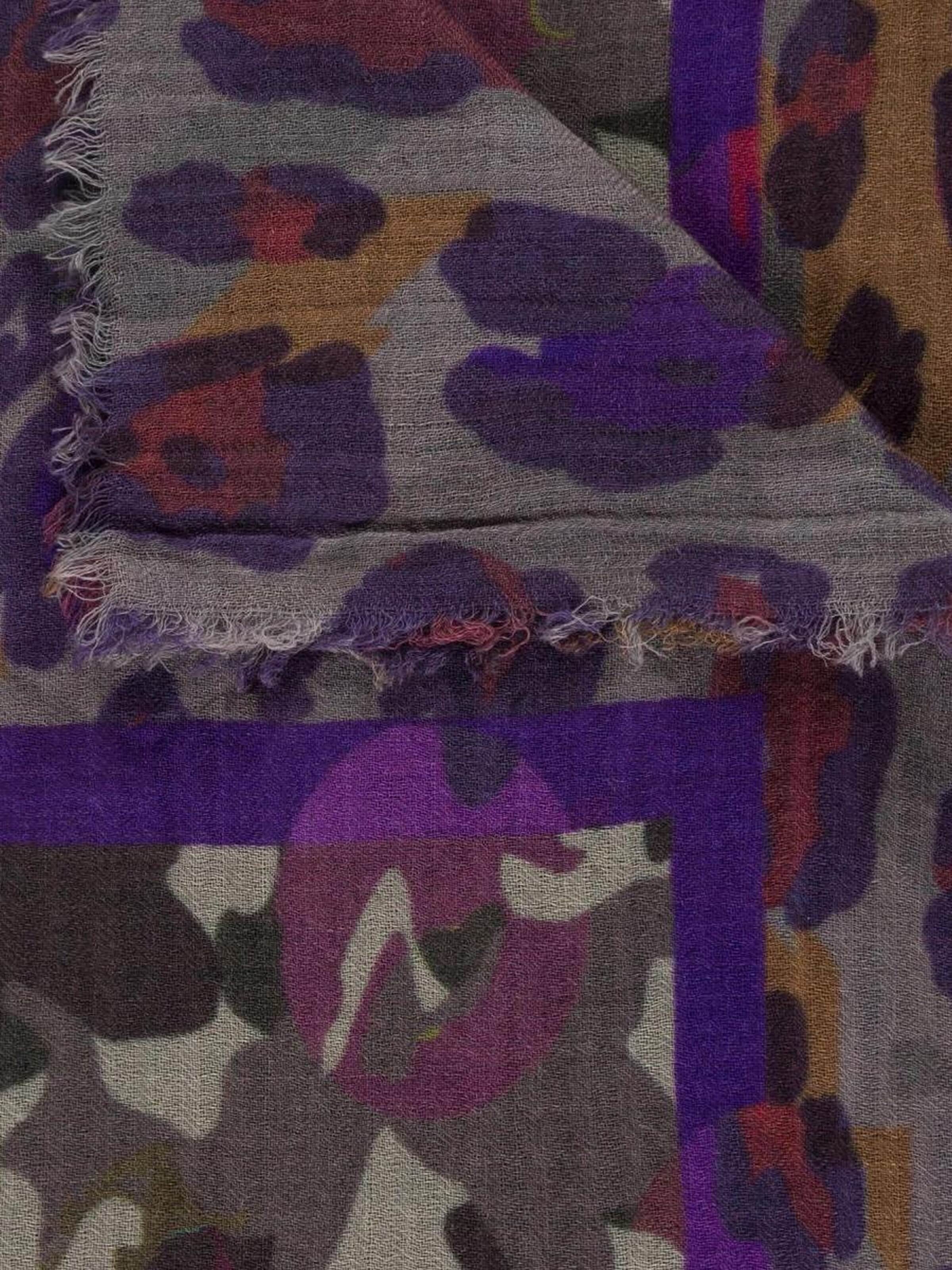 Passigatti Wrap 'Camouflage-Leo' in Purple