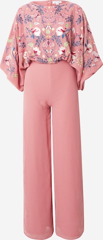 Frock and Frill Jumpsuit in Roze: voorkant