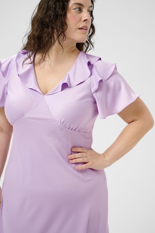 KAFFE CURVE Jurk 'KCjamie' in Lila