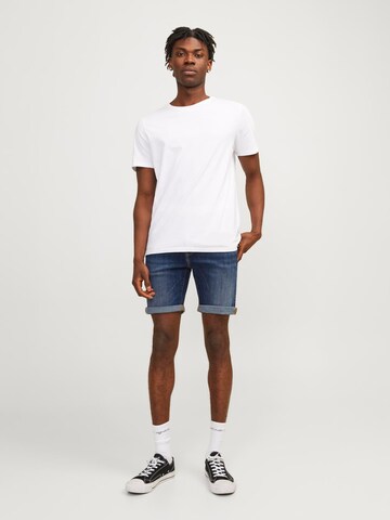 JACK & JONES Regularen Kavbojke 'RICK FOX' | modra barva