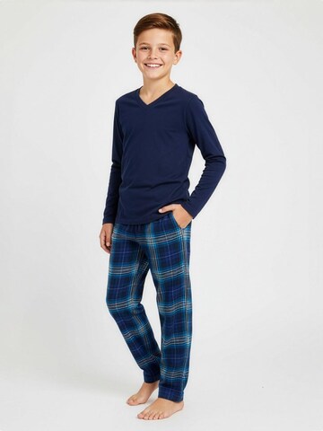 La V Pajamas in Blue