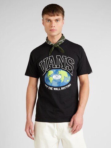 VANS T-Shirt 'OFF THE RECORD NATION' in Schwarz: predná strana