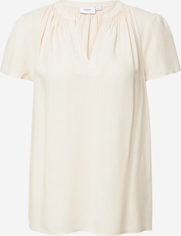 SAINT TROPEZ - Blusa 'Britta' en beige: frente