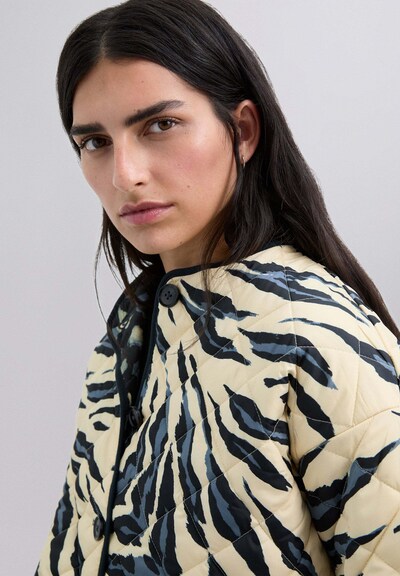 Scalpers Přechodná bunda - starobéžová / safírová / černá, Produkt