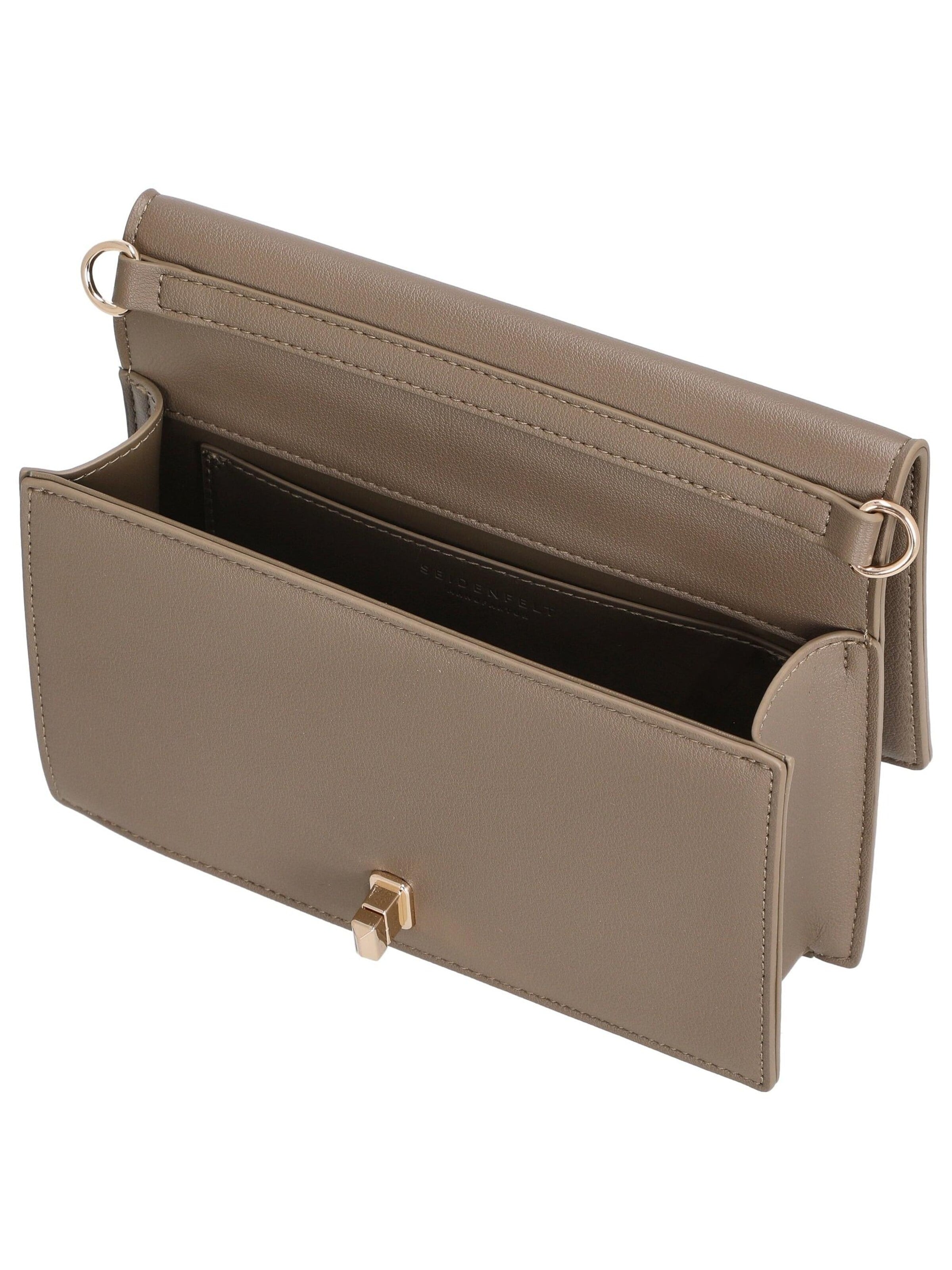Seidenfelt Clutch 'Eiby'‌‌‌‌ in Grau