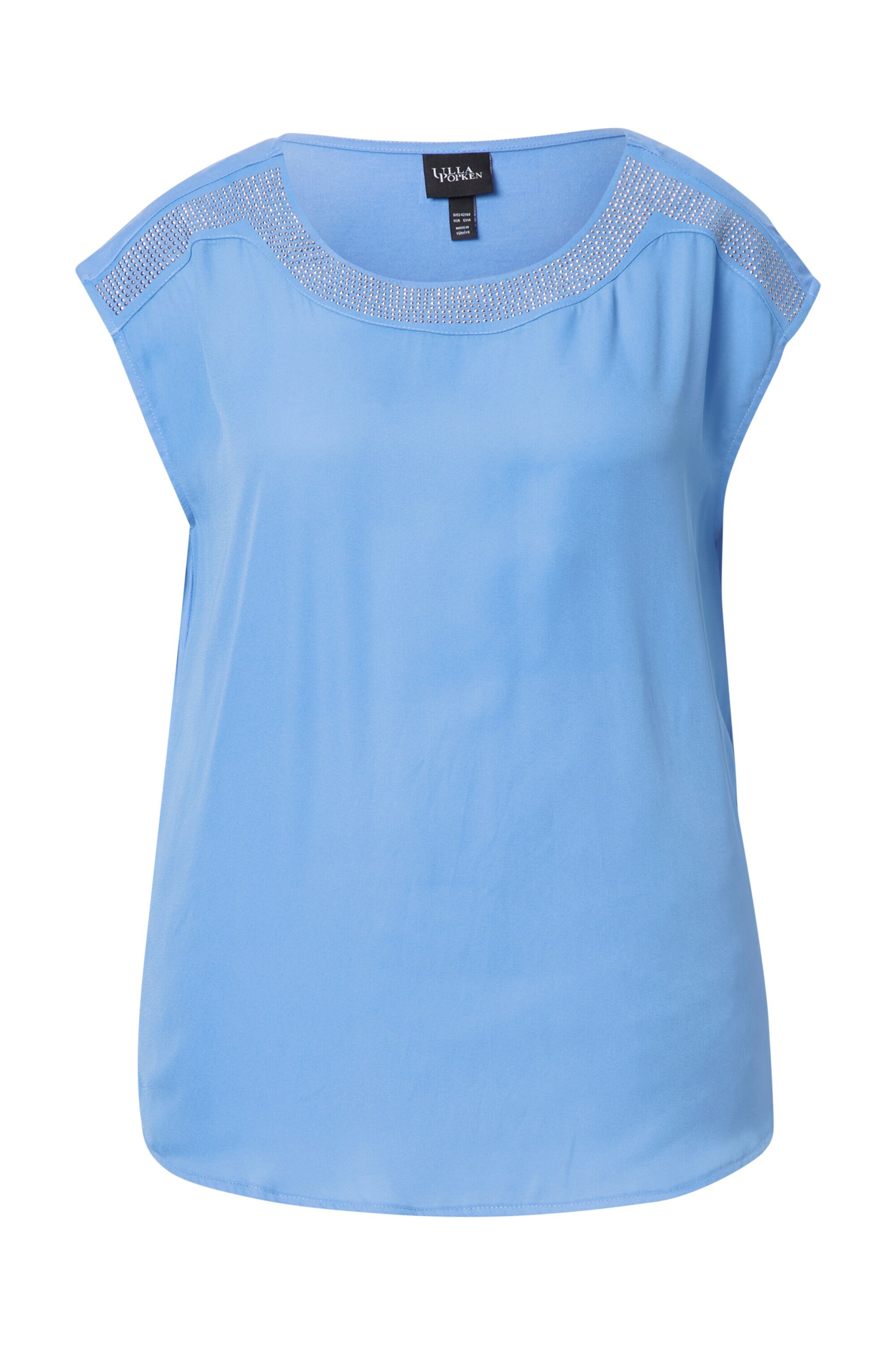 Ulla Popken T-Shirt in Blau: Vorderseite