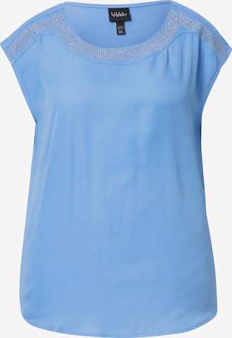 Ulla Popken T-shirt i blå: framsida
