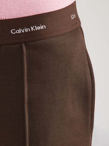 Calvin Klein Jeans Loosefit Hose in Braun