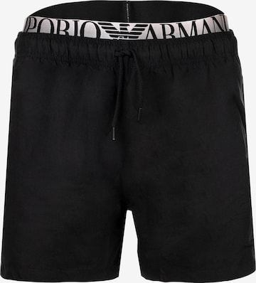 Emporio Armani Szorty kąpielowe w kolorze czarny: przód