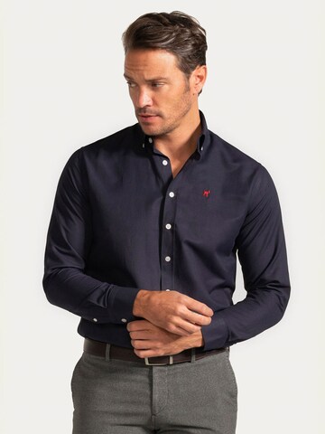 Williot Slim fit Button Up Shirt in Blue
