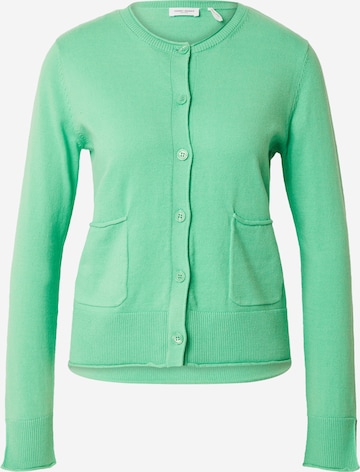 GERRY WEBER Gebreid vest in Groen: voorkant