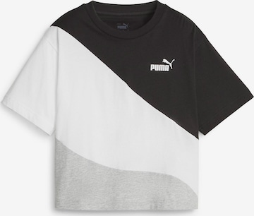 PUMA - Camiseta funcional 'POWER' en negro: frente
