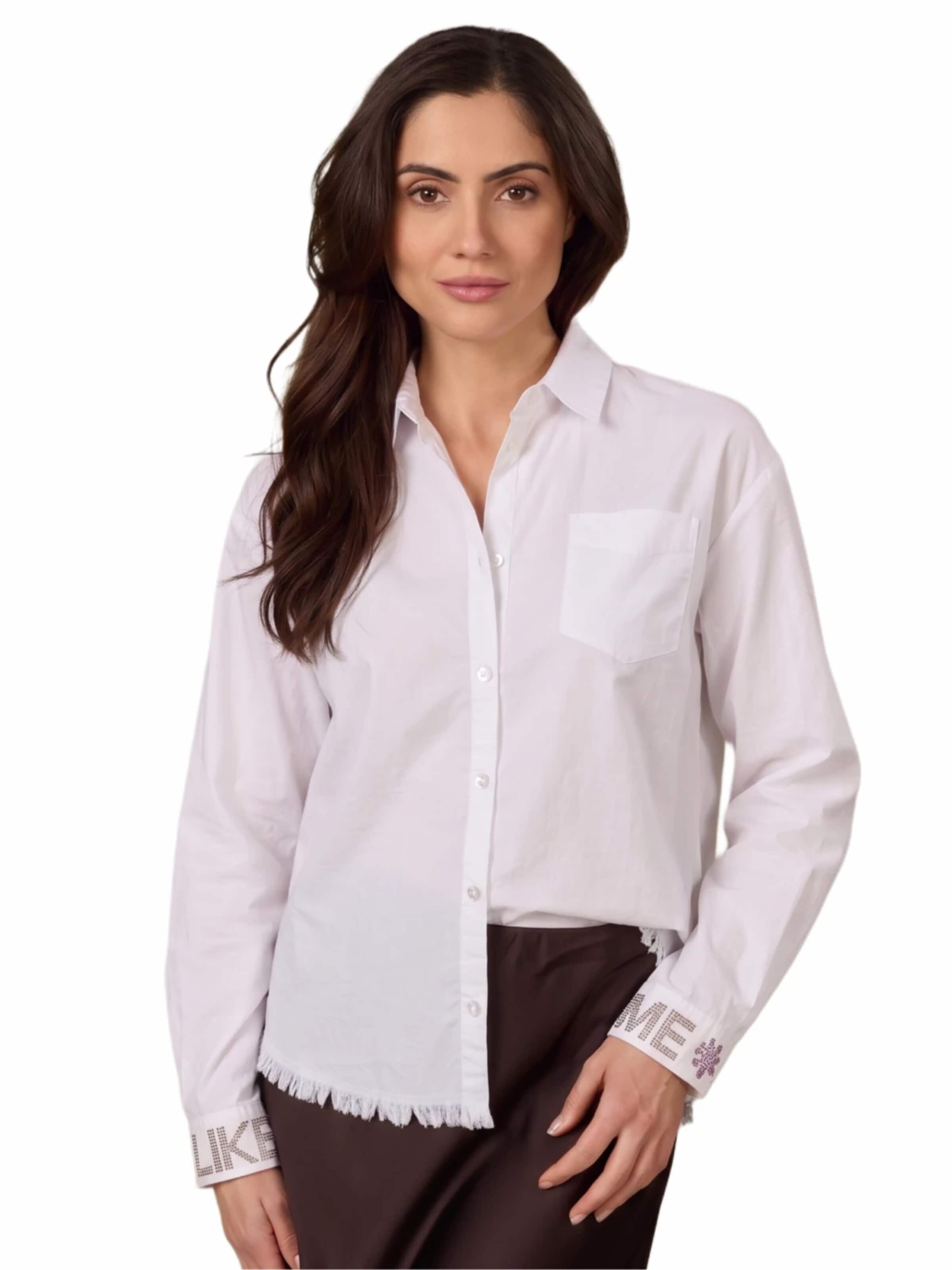 LIKS. Munich - Blusa en blanco: frente