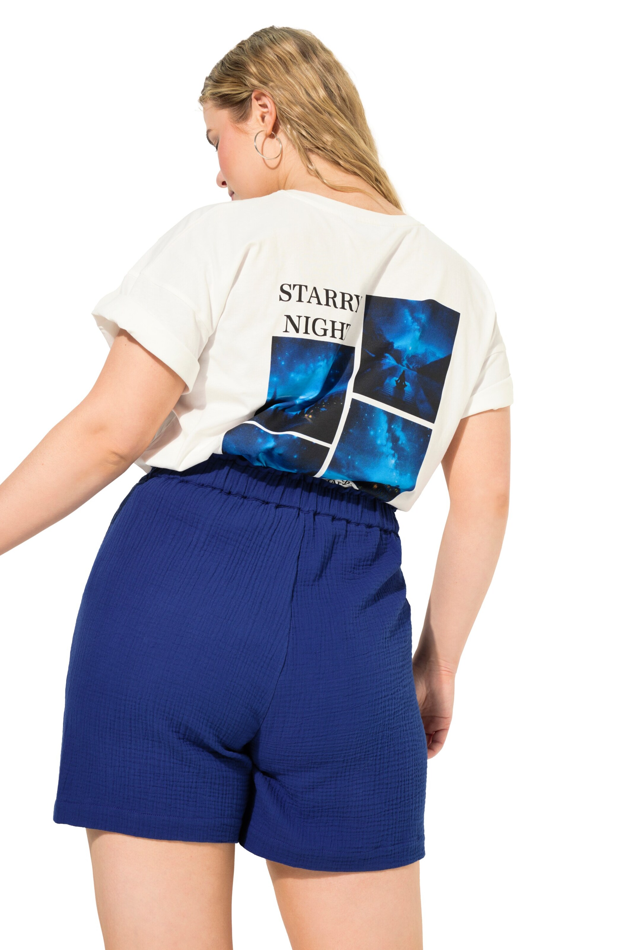 Studio Untold Wide Leg Hose in Blau