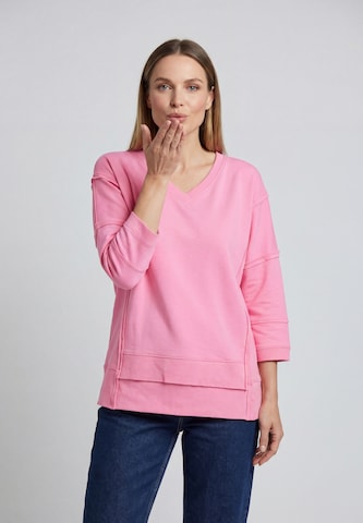 CALEY CALEY Blouse in Pink: Vorderseite