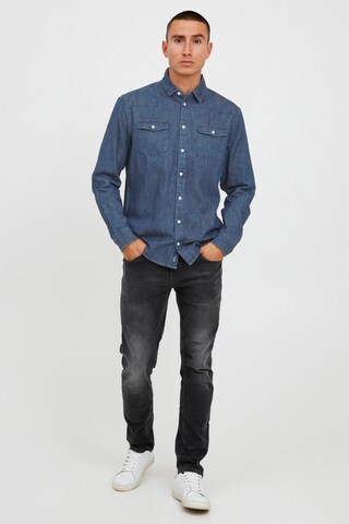 BLEND Regular fit Button Up Shirt 'Nantes' in Blue