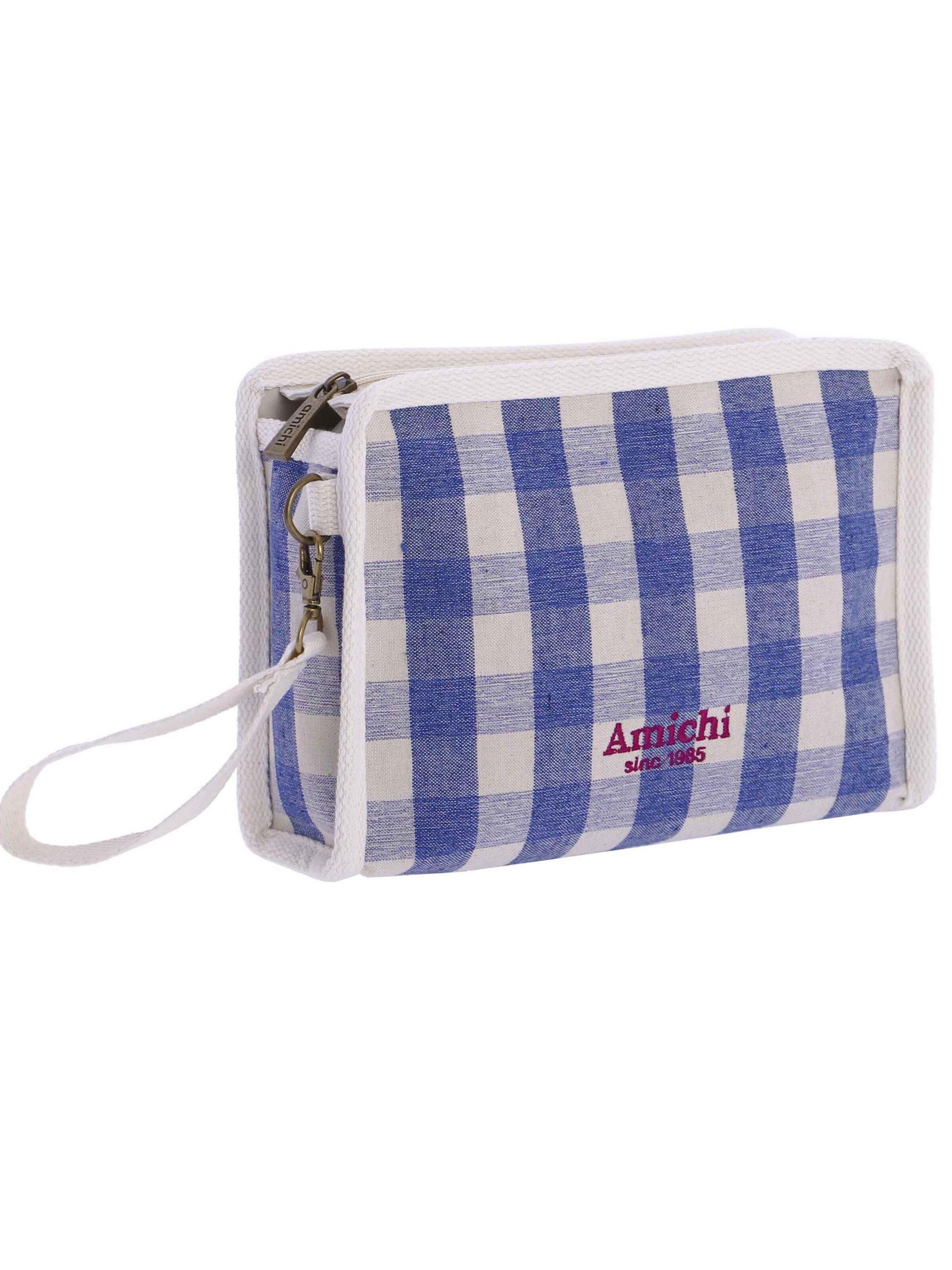 Amichi - Bolso de mano 'Bolso de playa neceser para mujer Kona de lona con cremallera' en Mezcla de colores