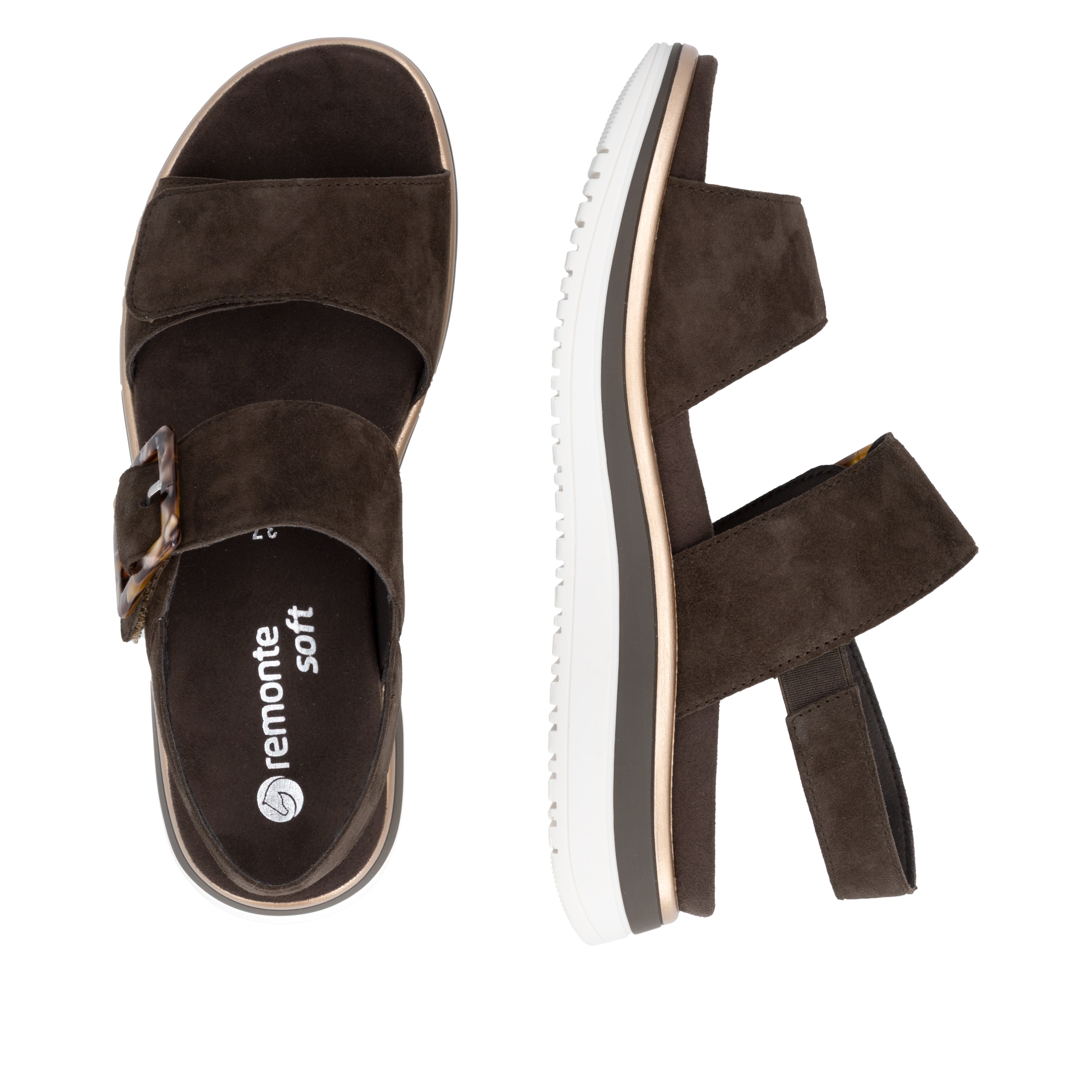REMONTE Sandals in Brown