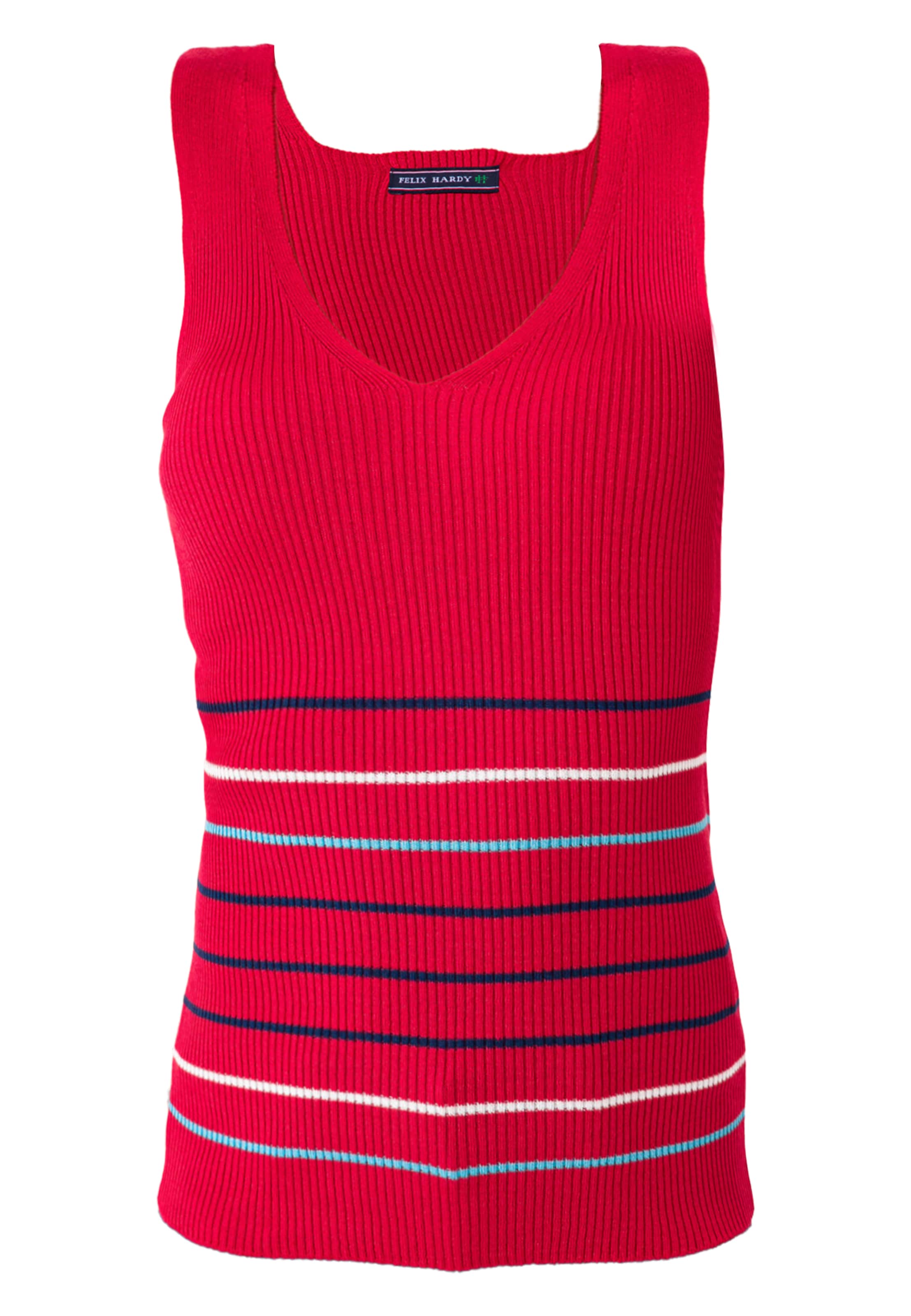 Felix Hardy Kootud topp, värv punane: eest vaates