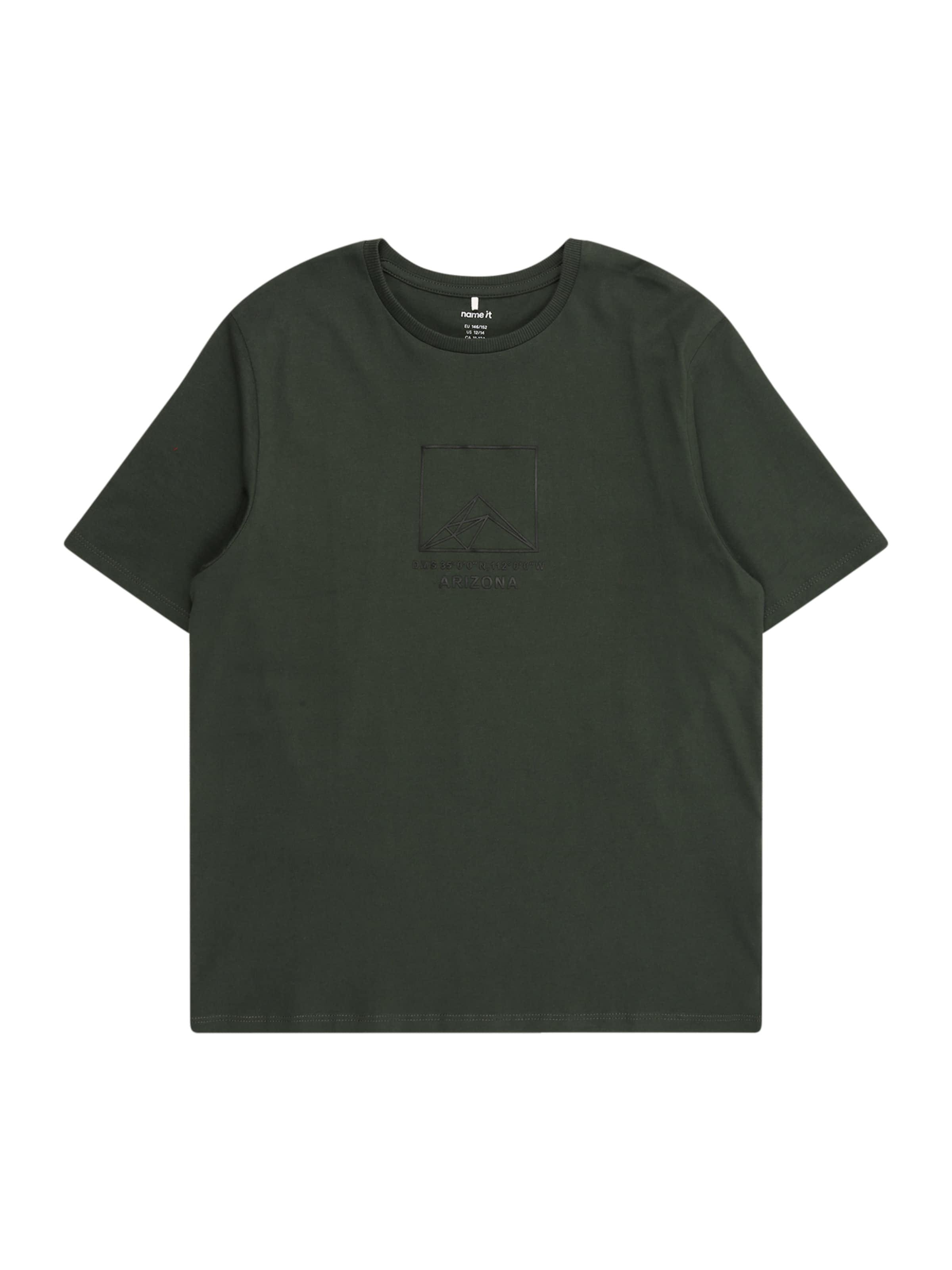 NAME IT Μπλουζάκι 'NKMNADIR' σε πράσινο: μπροστά