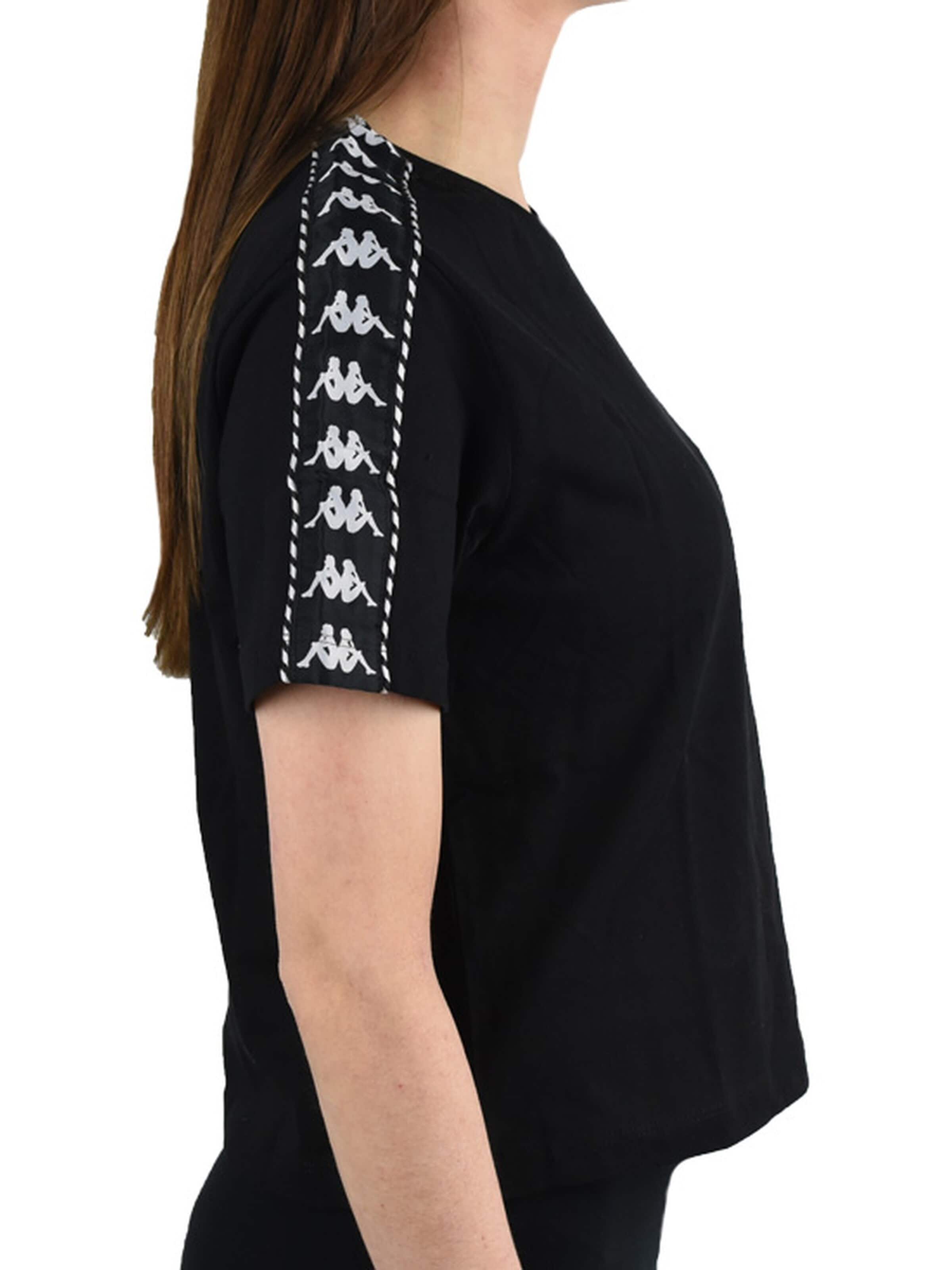 KAPPA Shirt 'Kappa Inula T-Shirt' in Zwart