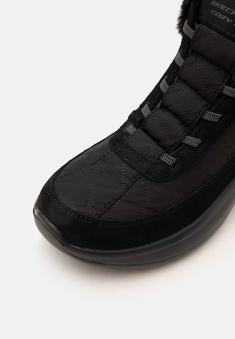 SKECHERS Šněrovací kozačky 'ON-THE-GO ENCORE' – černá