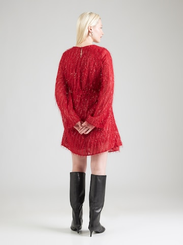 VILA Kleid 'VIFEATHER' in Rot