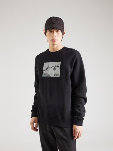 Iriedaily Sweatshirt 'H.I.' in Schwarz: Vorderseite